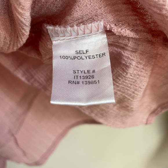 Pink Ruffled Blouse - Picture 3 of 5